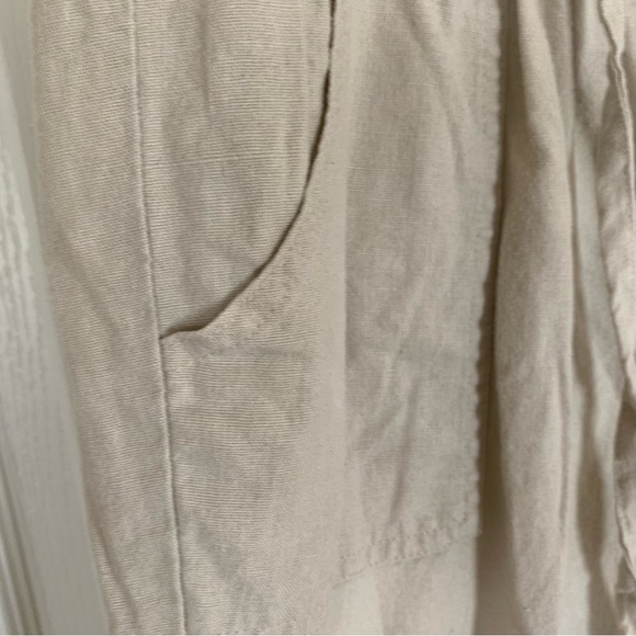 Linen and rayon wide leg pants - Picture 8 of 10